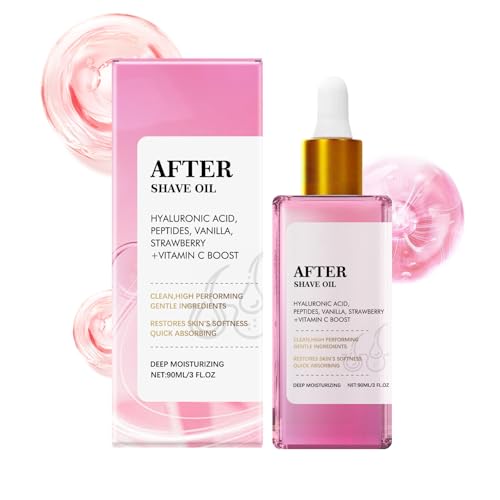 After Shave Oil, Strawberry Vanilla After Shave Oil, Aceite After Shave Calmante E Hidratante, Para La Piel Lisa De Las Mujeres, Evite Los Pelos Encarnados Sequedad