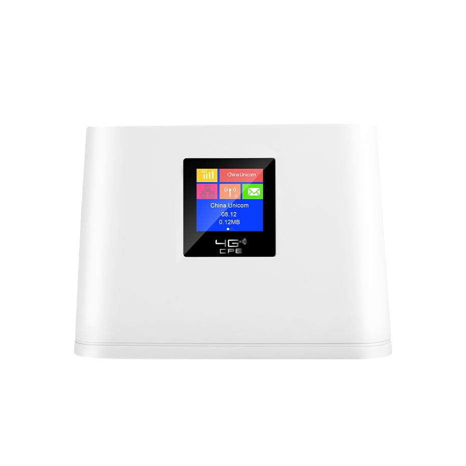 Amazon.com: 4G LTE SIM Card WiFi Router Color LCD Display 10 WiFi