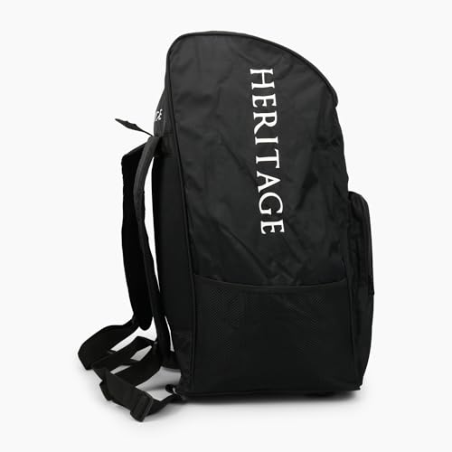 Heritage Shadow Black Cricket-Rucksack, Sporttasche, 60 Liter, große Tasche, 60 l, gepolstert, verstellbar