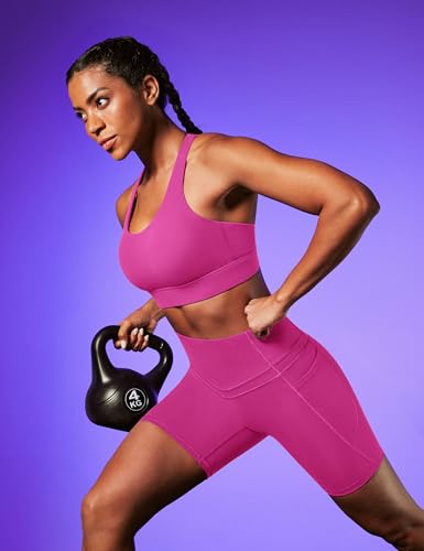 Image of Sports Bras for Women High Support Large Bust Strappy Workout Tanks Tops