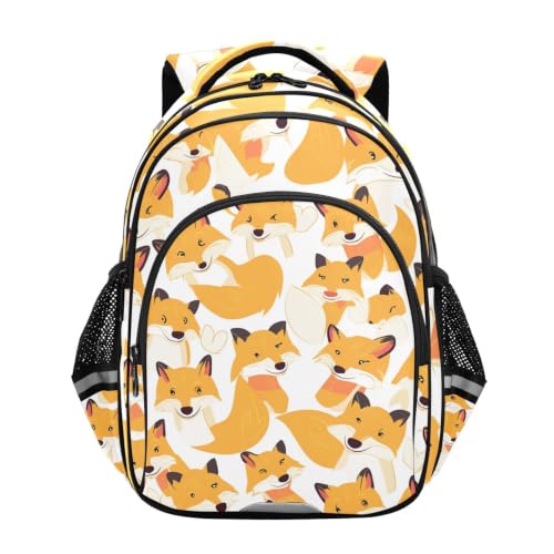 Sac à dos enfant renards mignons pour école maternelle et primaire 3-12 ans