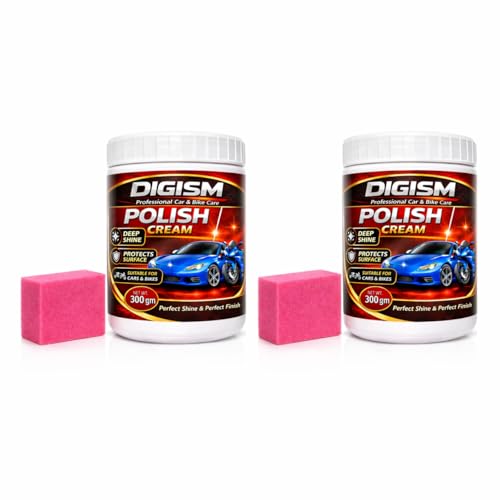 Image of Car & Bike Multi Surface Polish Cream | Restores Shine | Removes Dullness & Minor Scratches | Long-Lasting Gloss Protection (Pack of 2)