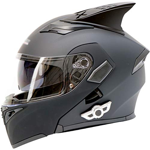 Motorcycle Bluetooth Helmet, Modular Flip-Type Double Sun Visor Full Helmet, DOT Certified Helmet, Built-in Mp3 FM Broadcast Integrated Intercom Communication System