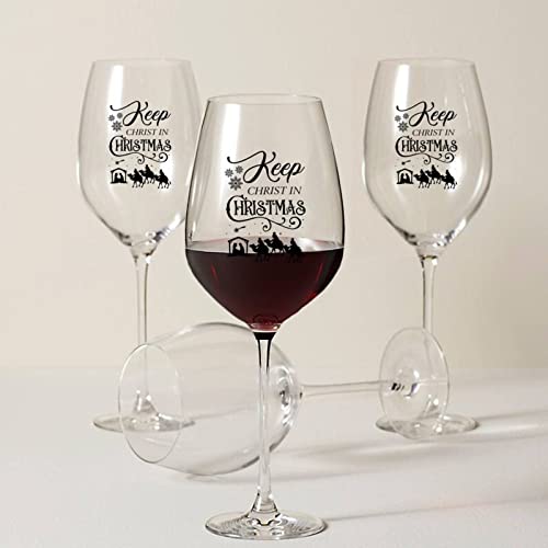 Verre à vin rouge de 500 ml pour vos tables de fêtes chrétiennes - 8