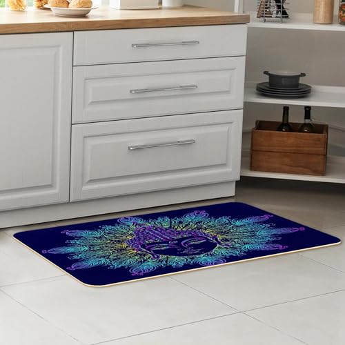 Tapete absorbente cocina pasillo alfombras lavables 2uds 7