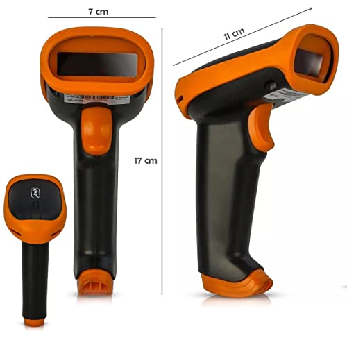 Leitor Scanner Código Barra Laser Sem Fio Wireless USB