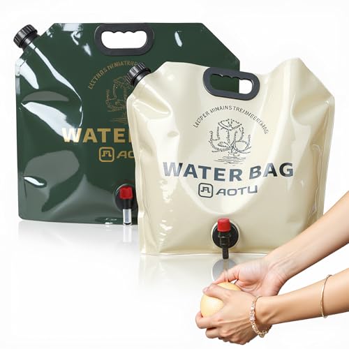 FainFun Recipiente de Agua Plegable con Grifo