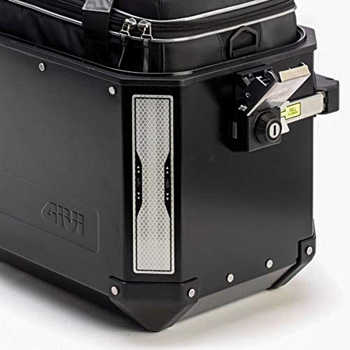 Par de pegatinas reflectantes GIVI E145 para alforjas Trekker Outback y Dolomiti