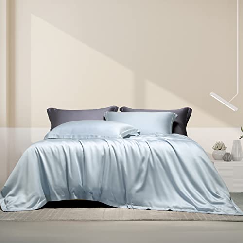 Ventidora Super Soft Cooling Duvet Cover King Size-100% Tencel Lyocell Duvet Cover Set(3 Pieces),Silk-Like Smooth & Cool Comforter Cover Set with Corner Ties, Machine Washable