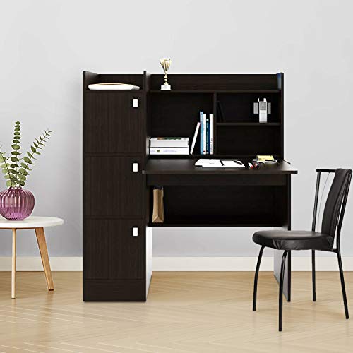 HomeTown Ace Engineered Wood Study Table in White Colour