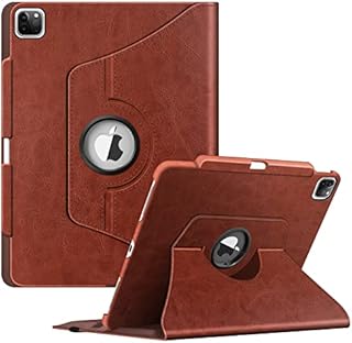 FINTIE Rotating Case Compatible with iPad Pro 12.9 inch (2022/2021/2020/2018, 6th/5th/4th/3rd Generation)-360 Degree Swiveling Protective Cover w/Pencil Holder, Auto Sleep/Wake, Black