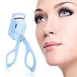 Heated Electric Eyelash Curlers, Long Lasting USB Rechargeable Curly Lash Curler, 2 Heating Modes Qu