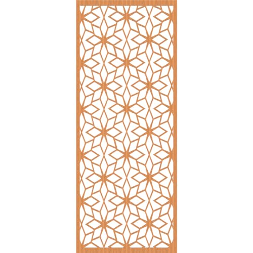Image of Lake Decorative Pierced Fretwork Wood Wall Panels, 31 3 /8 inchW x 79 3 /8 inchH x 1 /4 inchT, Cherry