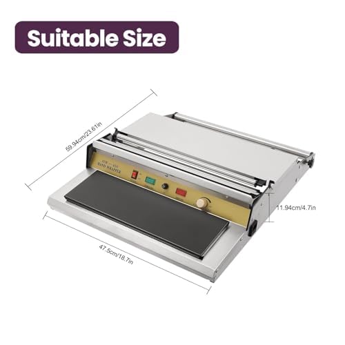 Macchina avvolgitrice manuale con taglierina e piastra riscaldante, involucro in acciaio inox con temperatura regolabile per supermercati, negozi di frutta e imballaggi alimentari