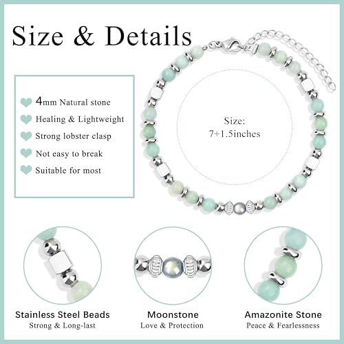 Image of JoycuFF Teen Jewelry Bracelets for Teen Teenage Gifts Ideas Trendy Stuff, 6 8 9 10 11 12 13th 16 Year Old Birthday East Christmas Gifts