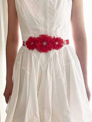 Rhinestone Maternity Sash Belt for Baby Shower Flowers sash2