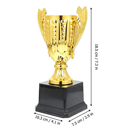 Veemoon Troféu da Copa Reward Pacote com 2 troféus de copo de plástico troféus troféus e medalhas pr