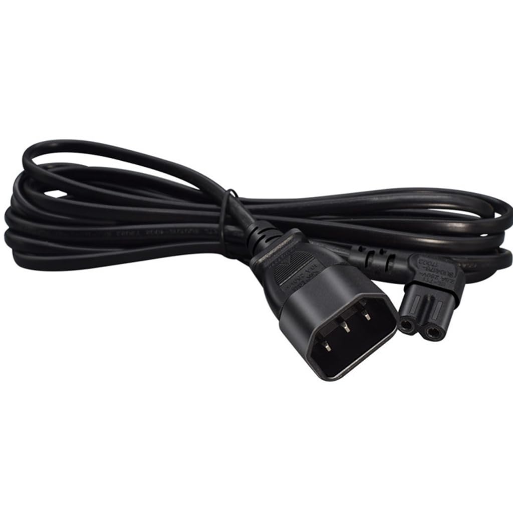 Angled C7 Power Connection Cable for Electronics 10A Capacity Copper