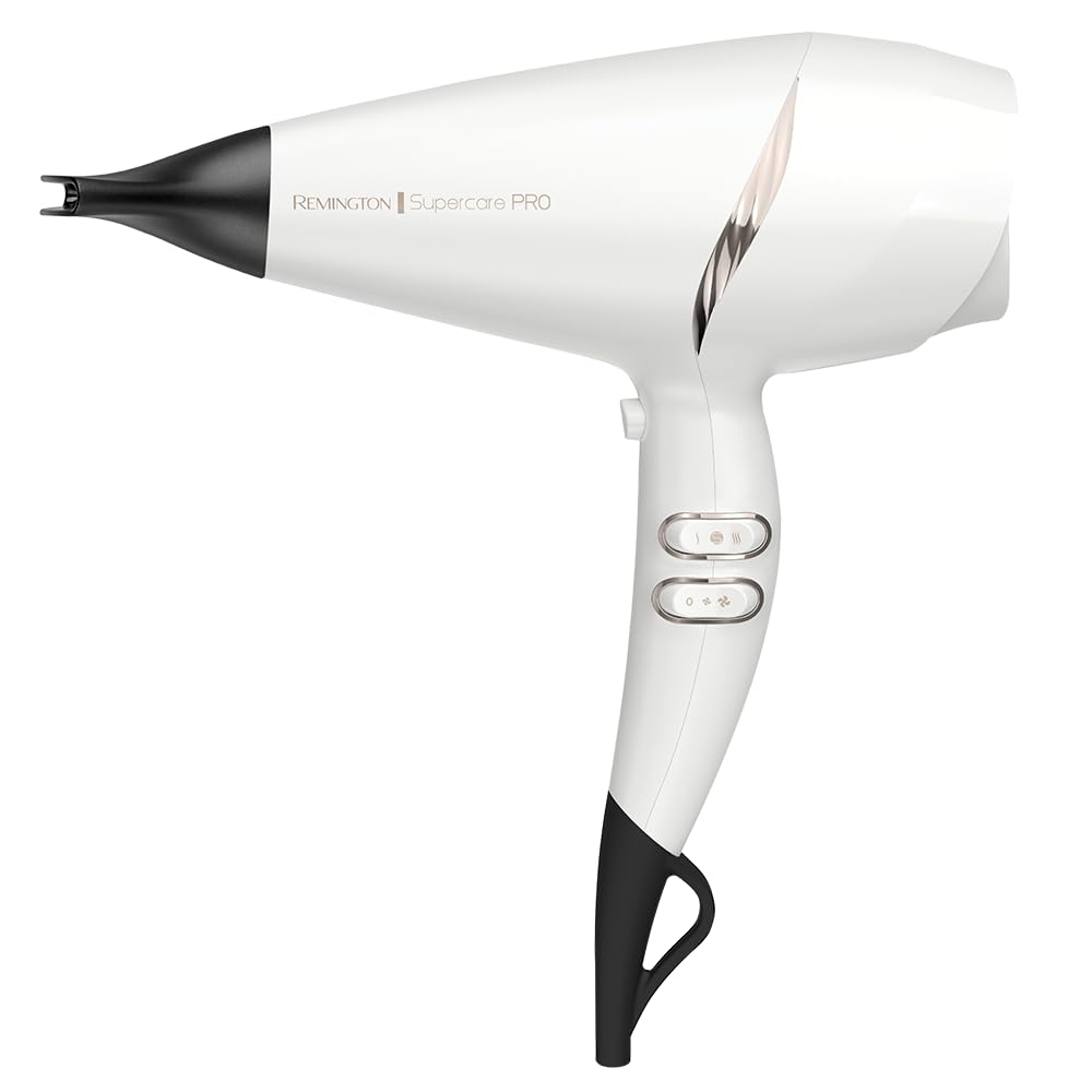 Secador Remington SuperCare Pro 2200 AC7200W/ 2200W/ Iónico/ Blanco
