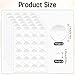 144pcs Non-Slip Silicone Grips for Quilt Templates, Quilting Rulers, Adhesive Backing Rings