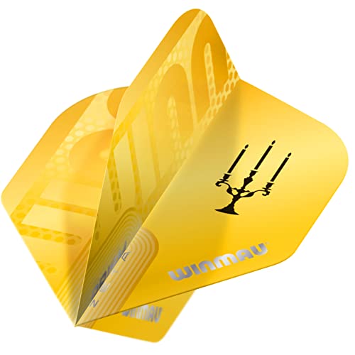 Winmau Prism Delta Bobby George Gold Extra Thick Dart Flights - 1 Set per Pack (3 Flights in Total)