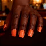 CoolNail Bright Orange Fake Nails Faux Ongles UV False Nails Full Cover Short Glossy Press on False Nail Art Tip Daily Wear Faux Ongles