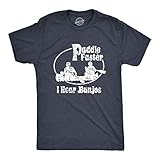 Paddle Faster I Hear Banjos Funny Vintage Movie T-Shirt (Heather Navy) - XL