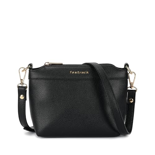Image of Fastrack Off Duty Sling Bag for Women, Small Size with Top Zip Closure, Detachable and Adjustable Sling Belt and Inner Access Pockets, Trendy Everyday Sling Bag