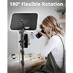 UBeesize 2 Pack LED Video Light Kit, Photography Lighting, 13" Studio Lights with 65" Tripod Stand and Phone Holders, Podcast Lighting for Video Recording,Tiktok,YouTube - Image 4
