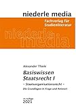 niederle media jura definitionen  Basiswissen Staatsrecht I - 2021: Staatsorganisationsrecht