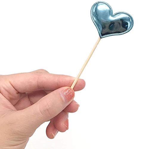 Handgemaakte gelukkige verjaardagstaarttoppers, 5 0 stks Gekleurde harten + 5 0 stks Gekleurde sterren + 5 0 stks Gekleurde kronen, herbruikbare gepersonaliseerde verjaardagstaartdessert decoratie -ac - Image 7