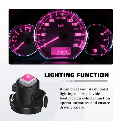 Bombilla LED T4.2 para interior de auto 20 piezas miniatura 4