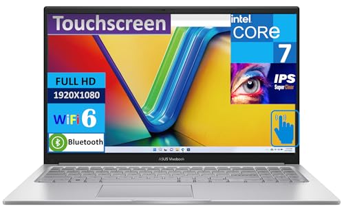 ASUS Vivobook 15 Business Laptop, pantalla táctil IPS FHD de 15.6 pulgadas (1920 x 1080) (Intel Core 7 150U (Beats i7-1355U), 16GB RAM, 512GB SSD, WiFi 6, BT 5.1, cámara web HD, Win 11 Pro) con