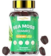 HEALOADING Irish Sea Moss Gummies: Seamoss Gummies Supplement with Bladderwrack Burdock Root &amp; As...