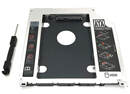 Eatech 2.5" inch SATA Hard Disc Drive Laptop Caddy Tray SSD HDD Internal Cover Bracket (Silver) (9.5mm Sata for Mac Pro)-image-45