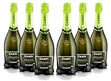 Canti - Prosecco D.O.C. Sparkling Extra Dry Millesimato, Organic Wine 11%, Italian Glera Grape Variety from Veneto, Sweet and Fresh Taste, 6x750 ml
