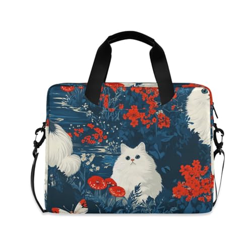 Sac ordinateur 15,6 coque rigide fermeture éclair chats bohèmes