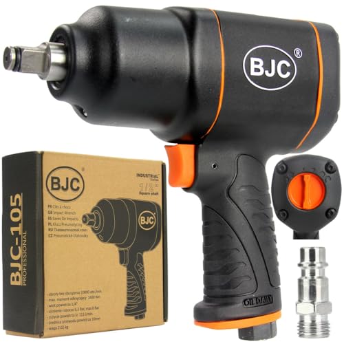 Avvitatore Pneumatico ad Impulsi | 1550 Nm | Portata Massima 350 l/min | Pressione di Esercizio 6,3-7 Bar | Attacco 1/2 | 10.000 Giri/min