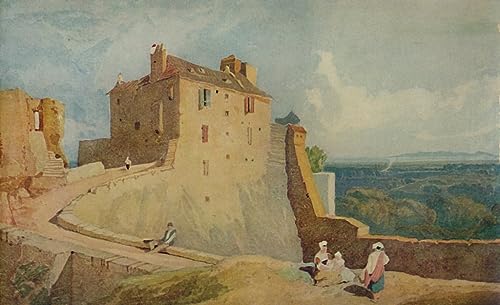 Tableau sur le Rempart Domfont France : impression d'art sur toile haut de gamme 60x90