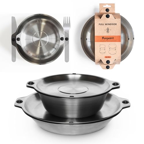 FULL WiNDSOR - MAGWARE - Magnetic Plates and Bowls Sets, Mess Kit