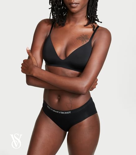 Victoria's Secret Women's Cotton Logo Hipster Underwear, Moderate Coverage Panties for Women, Multi Pack (XS-XXL)2