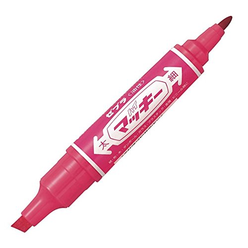 ゼブラ 油性ペン ハイマッキー ピンク 10本 B-MO-150-MC-P（Amazon）