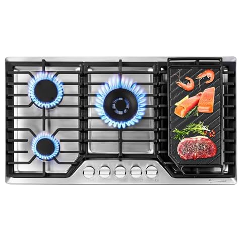 AMZCHEF 36" Gas Cooktop Cover