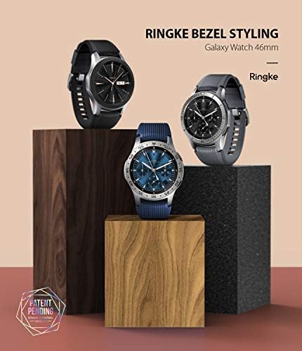 قیمت و خرید Ringke Bezel Styling for Galaxy Watch 46mm / Galaxy Gear S3  Frontier \u0026 Classic Bezel Ring Adhesive Cover Anti Scratch Stainless Steel  Protection [Stainless] for Galaxy Watch Accessory GW-46-01