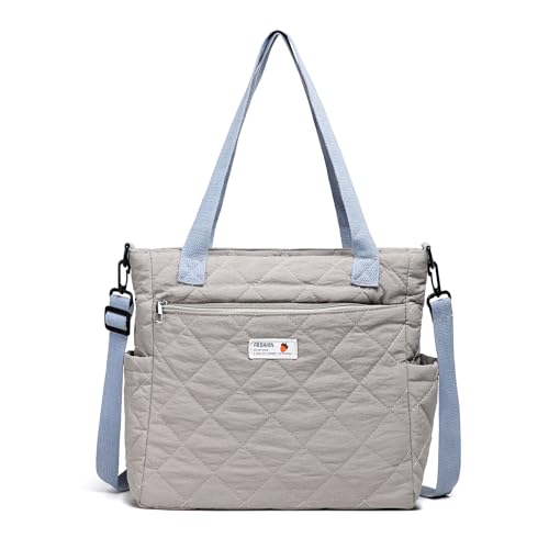 Small Diaper Bag Tote Grey
