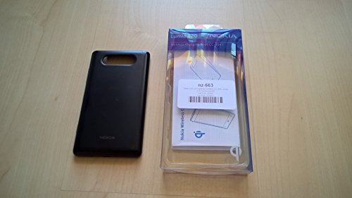 Nokia CC-3041 Wireless Charging Shell Case for Lumia 820 - Black