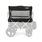 Keenz Folding Collapsible Mosquito Netting Sun Shade Protection Cover Accessory with Zippered Opening for the 7S 4 Passenger Wagon, Black (Net Only)