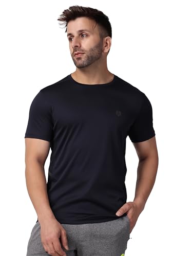 Image of Men's Athletic Crew Neck T-Shirt - Moisture-Wicking Gym & Casual Workout Shirt