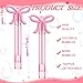 JellyArch 24 Pcs Pink Bow Party Favors Mini Bubble Wands for Kids with Detachable Topper Retro Rodeo Classroom Prizes for Bachelorette Birthday Gift Goody Bag Stuffer Party Supplies