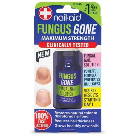 Nail-Aid FUNGI GONE LEMON EUCALYPTUS,Clear Cover